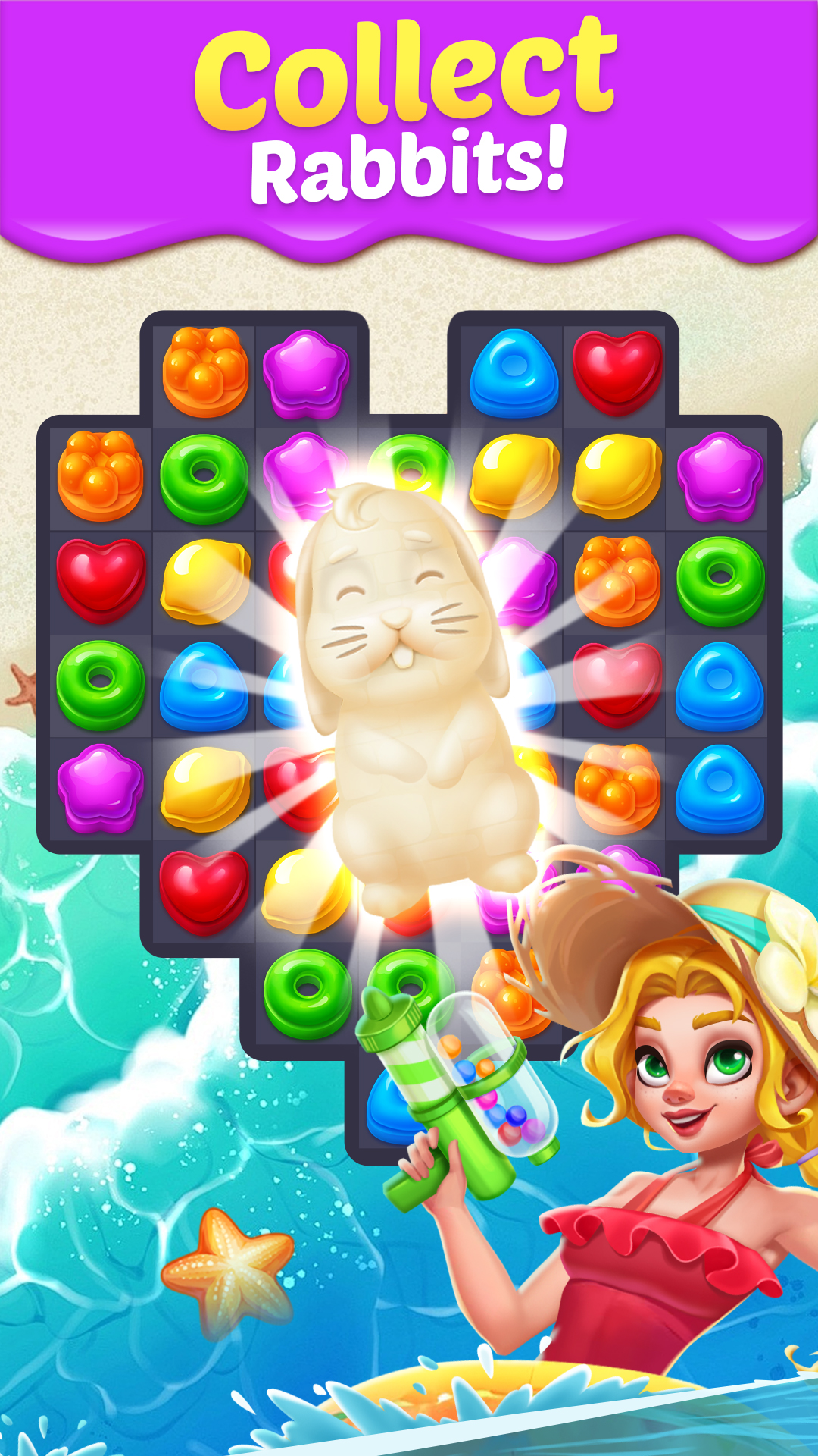 اسکرین شات 1 بازی Candy Smash Mania: Match 3 Pop
