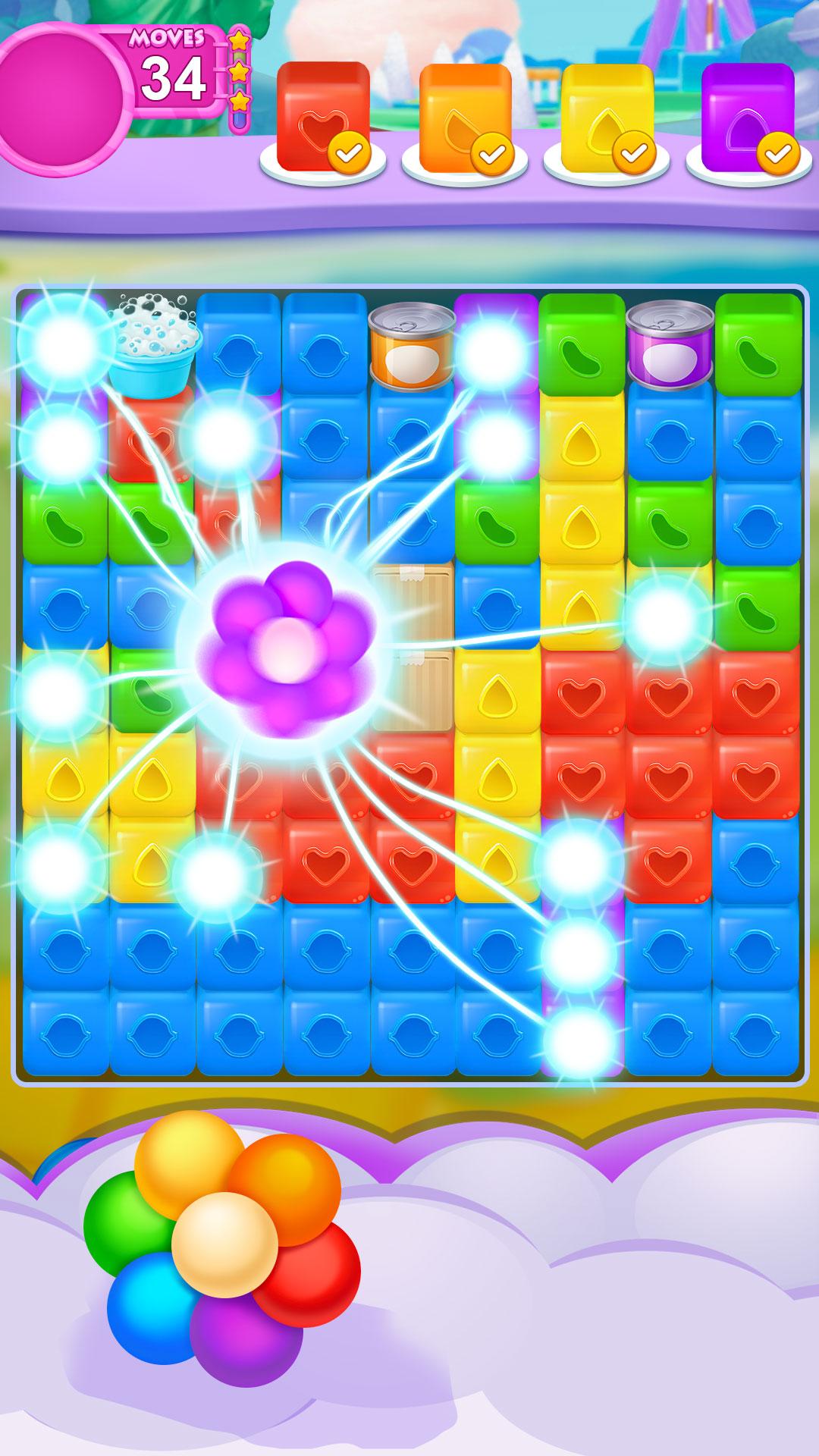 اسکرین شات 2 بازی Juicy Candy Block - Blast Puzz