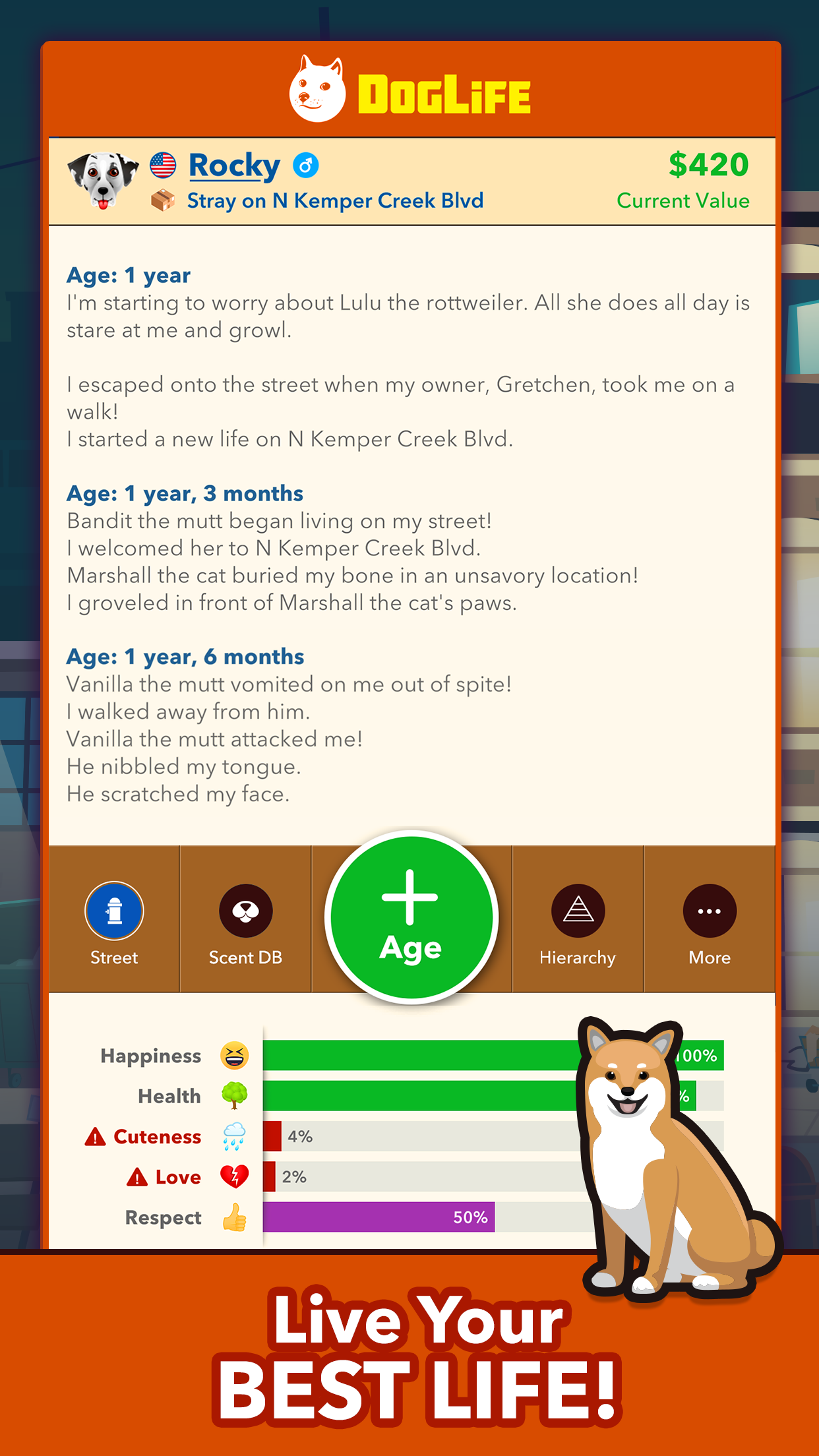 اسکرین شات 4 بازی BitLife Dogs – DogLife