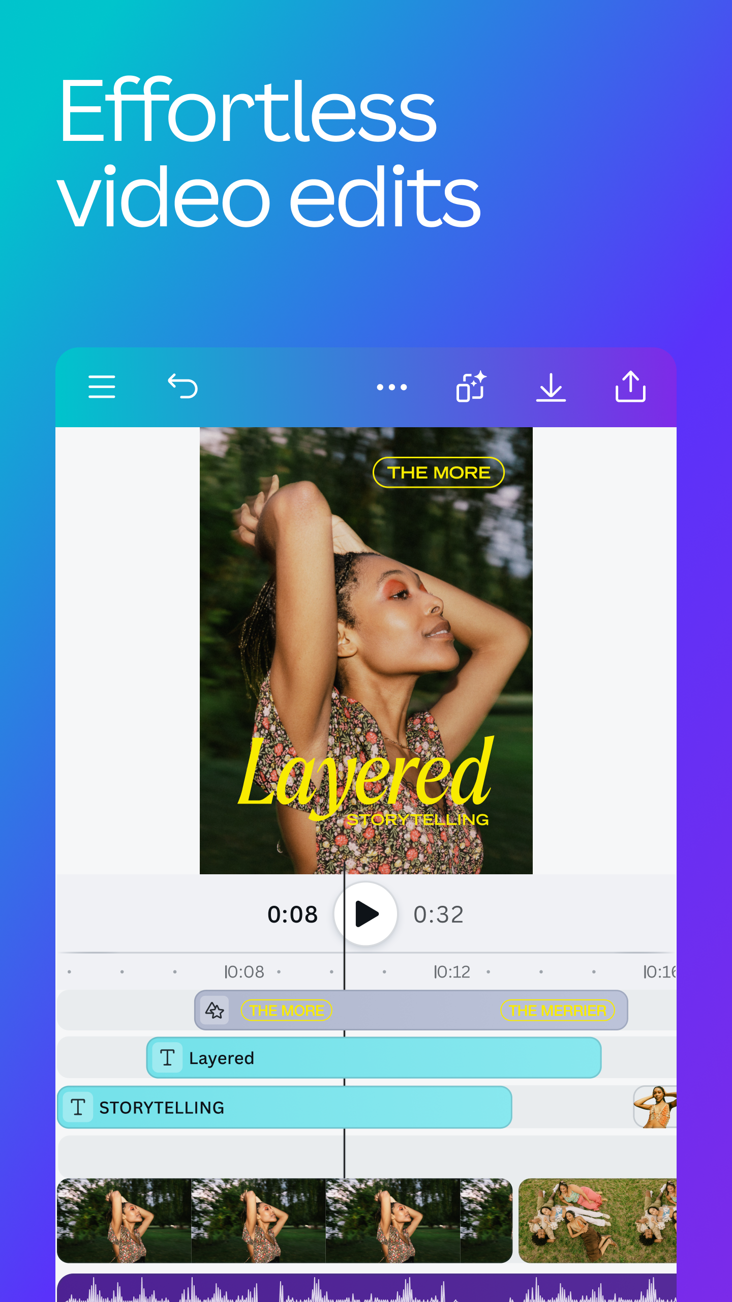 اسکرین شات 4 برنامه Canva: AI Photo & Video Editor