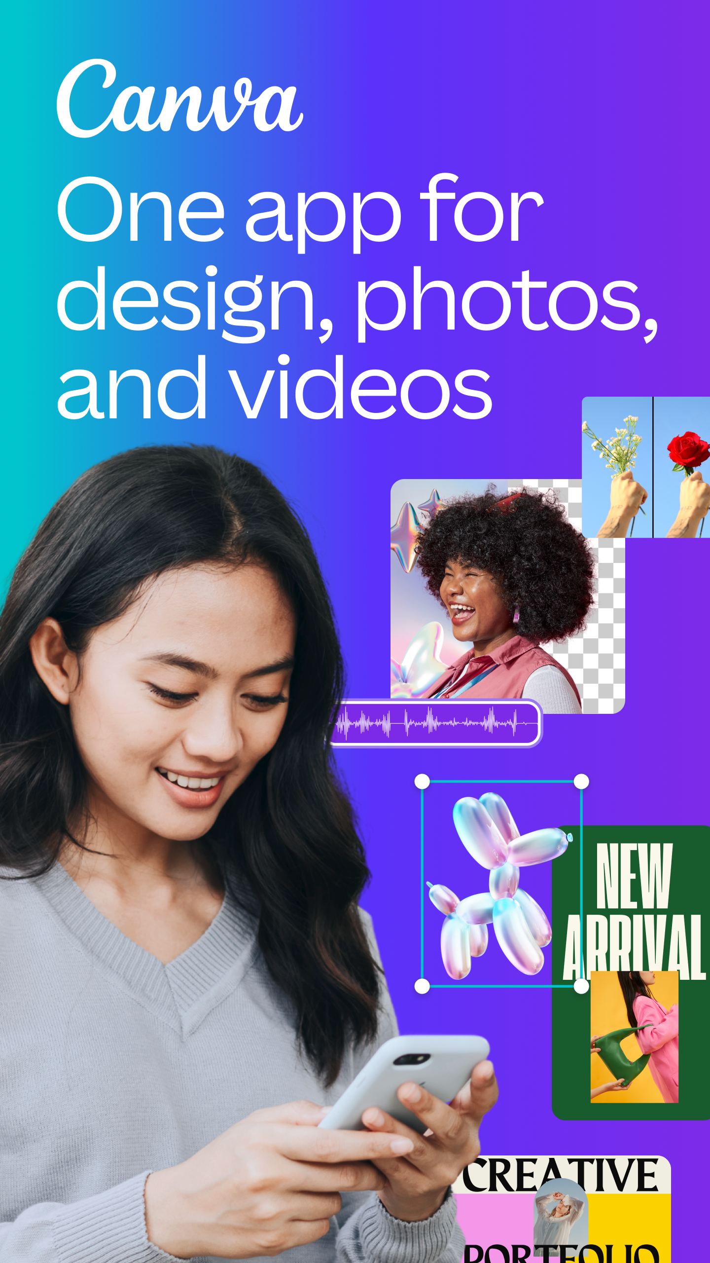 اسکرین شات 1 برنامه Canva: AI Photo & Video Editor