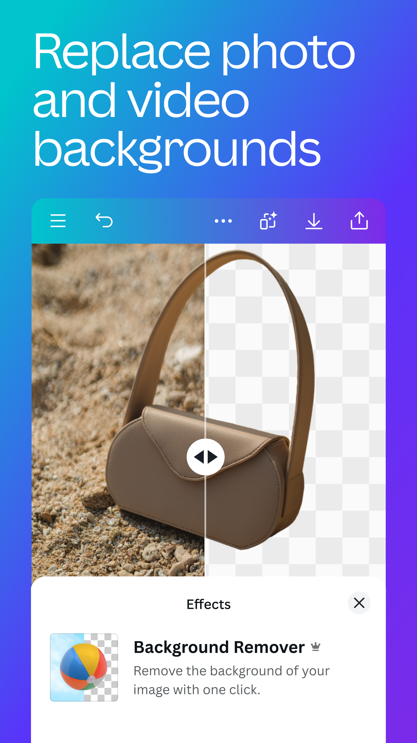 اسکرین شات 3 برنامه Canva: AI Photo & Video Editor