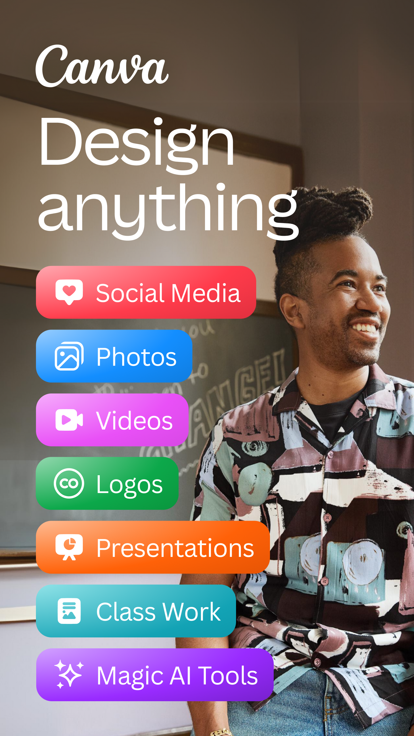 اسکرین شات 1 برنامه Canva: AI Photo & Video Editor