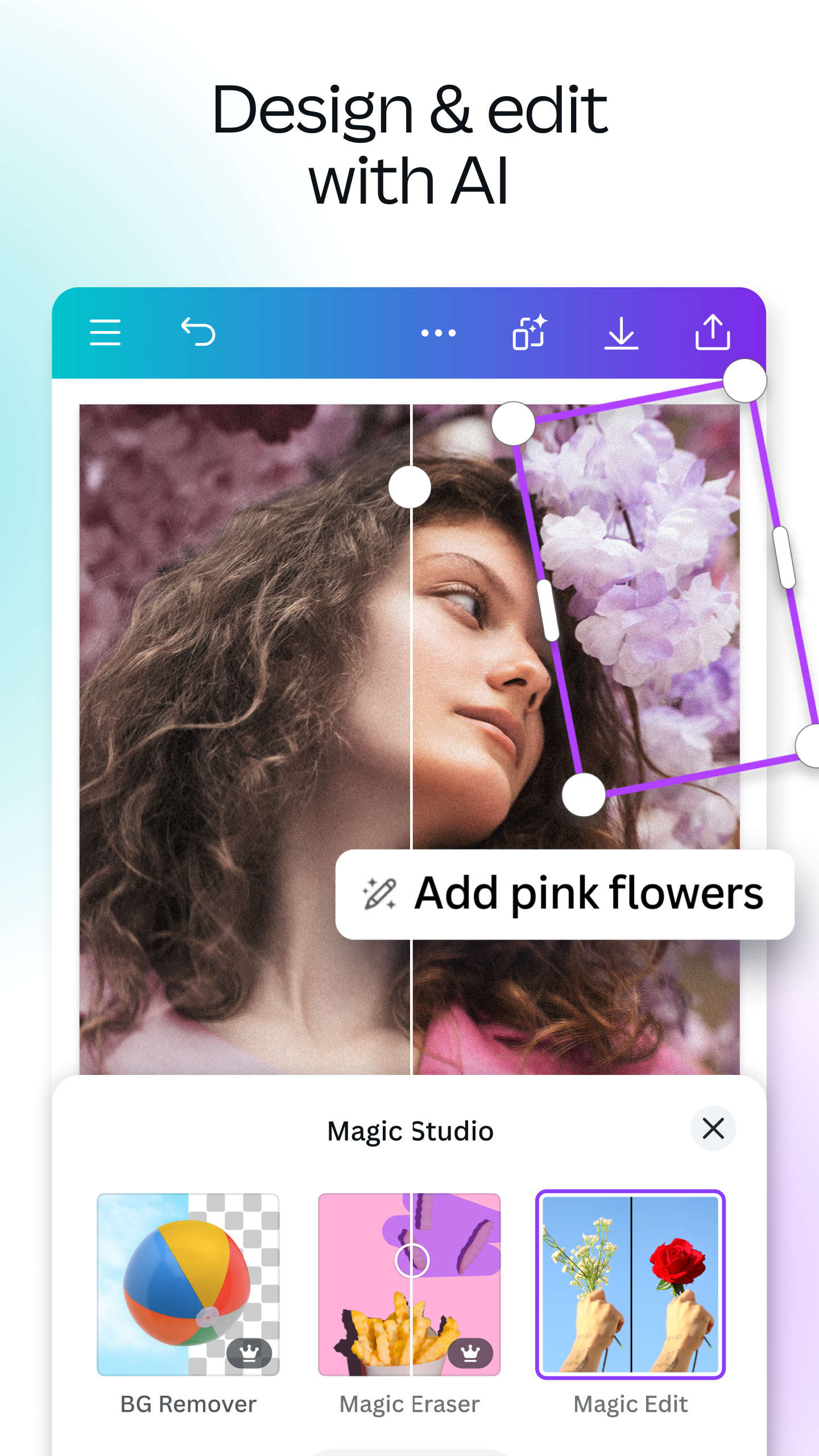 اسکرین شات 5 برنامه Canva: AI Video & Photo Editor
