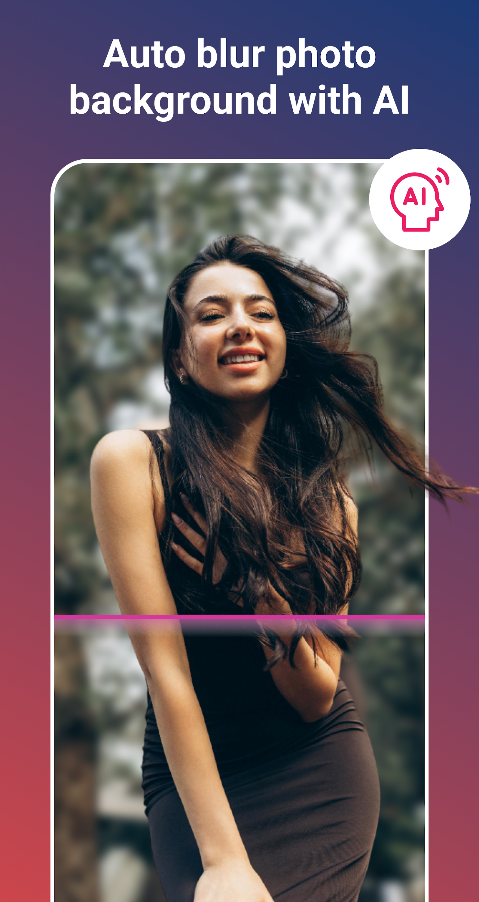 اسکرین شات 3 برنامه Blur Photo Editor, Blur Video
