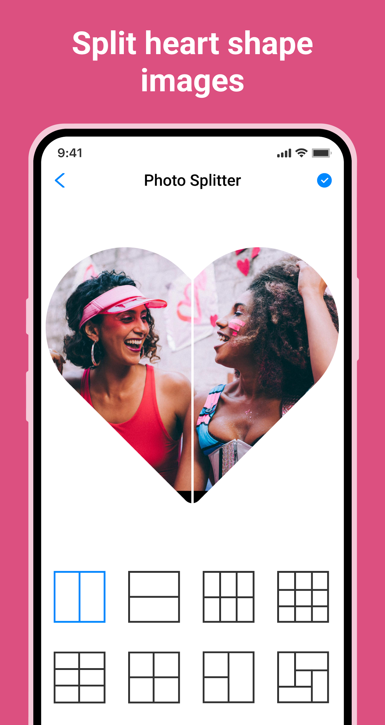 اسکرین شات 4 برنامه Photo Splitter - Grid Maker