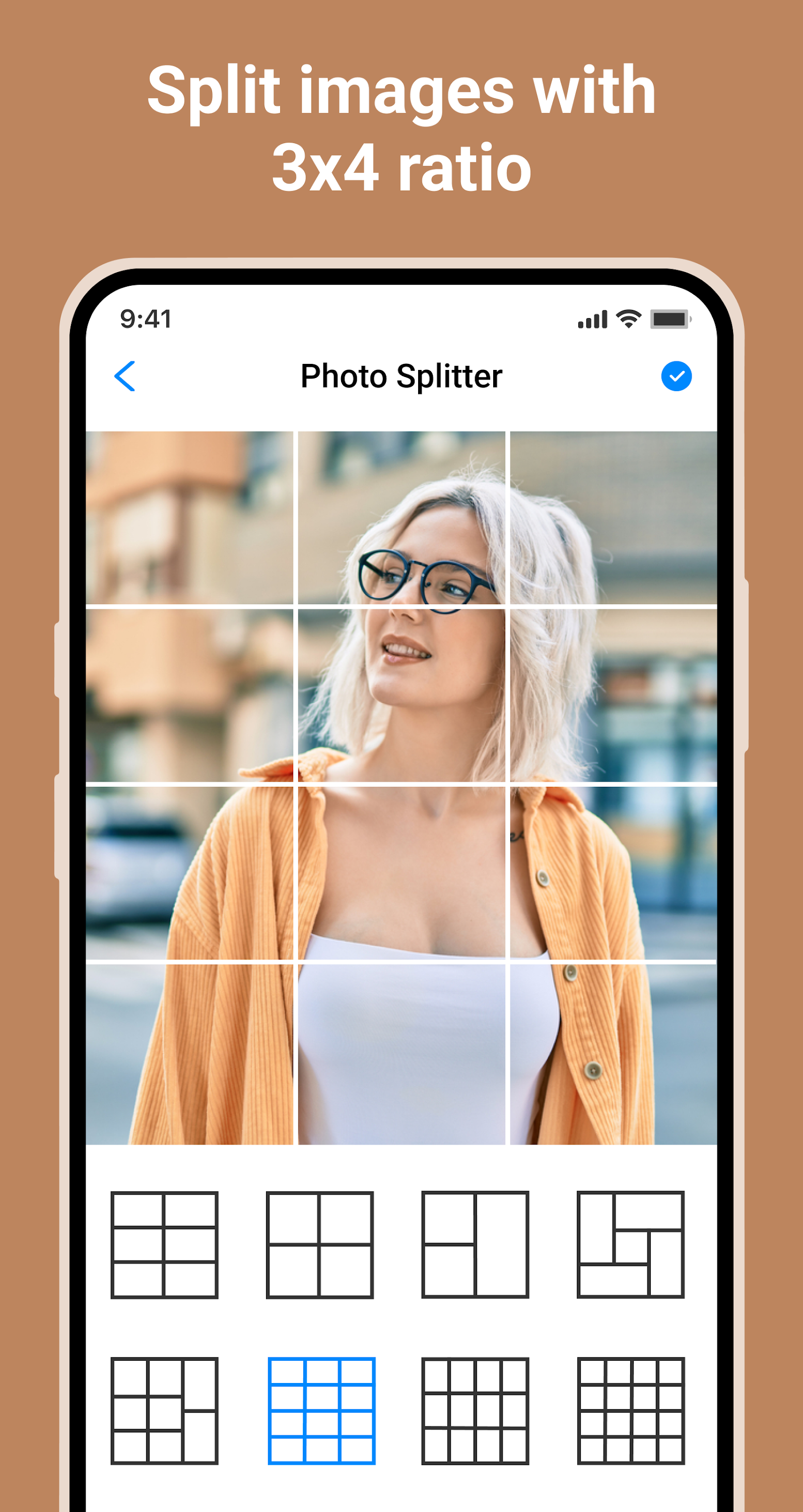 اسکرین شات 3 برنامه Photo Splitter - Grid Maker