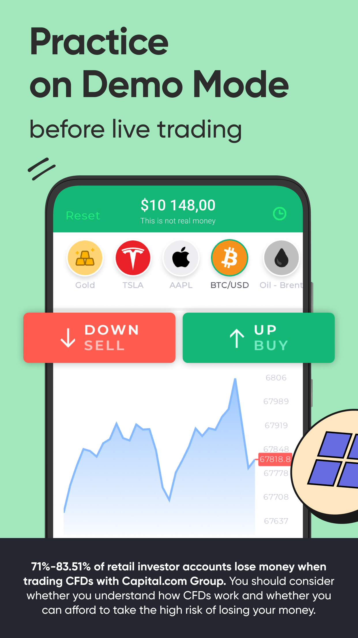 اسکرین شات 3 برنامه Investmate — Learn to trade