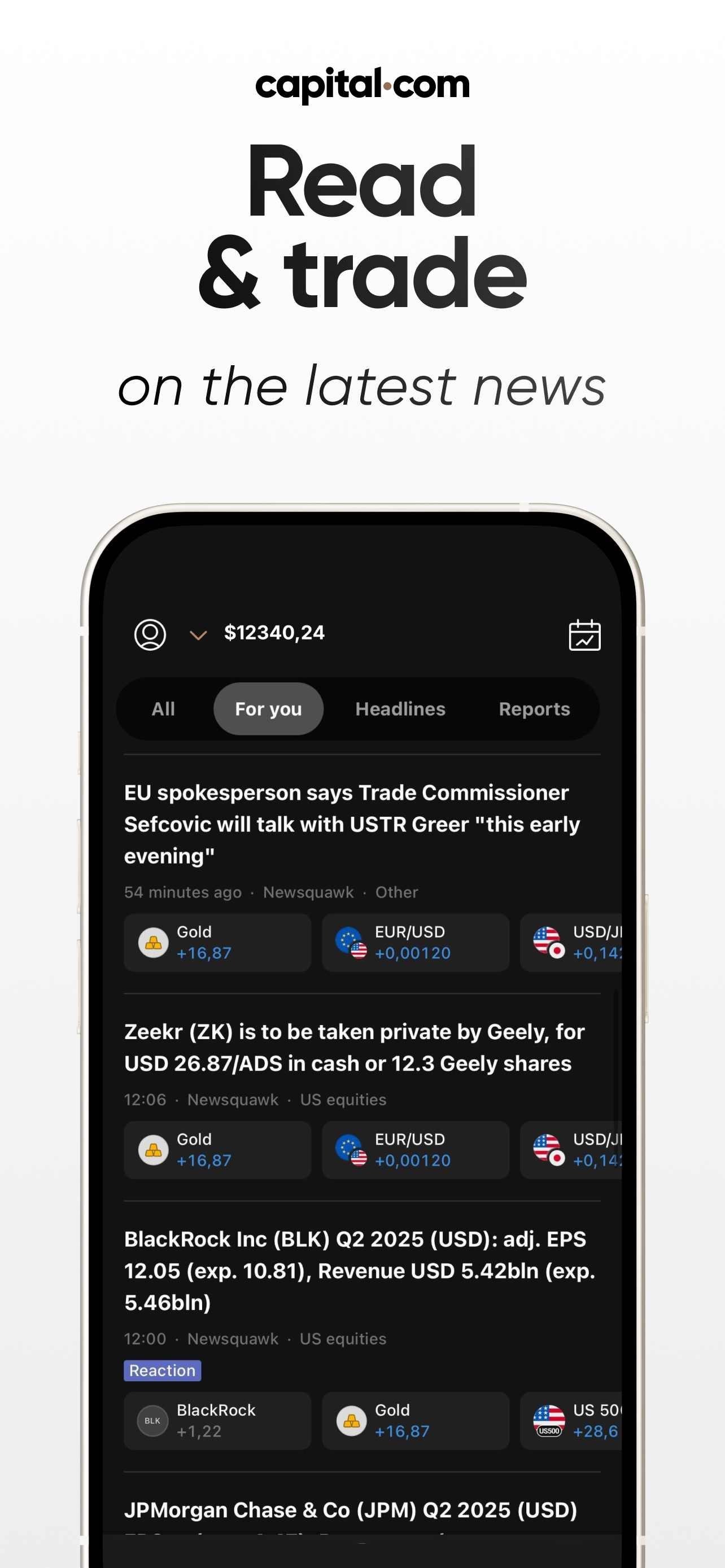 اسکرین شات 6 برنامه Trading app by Capital.com