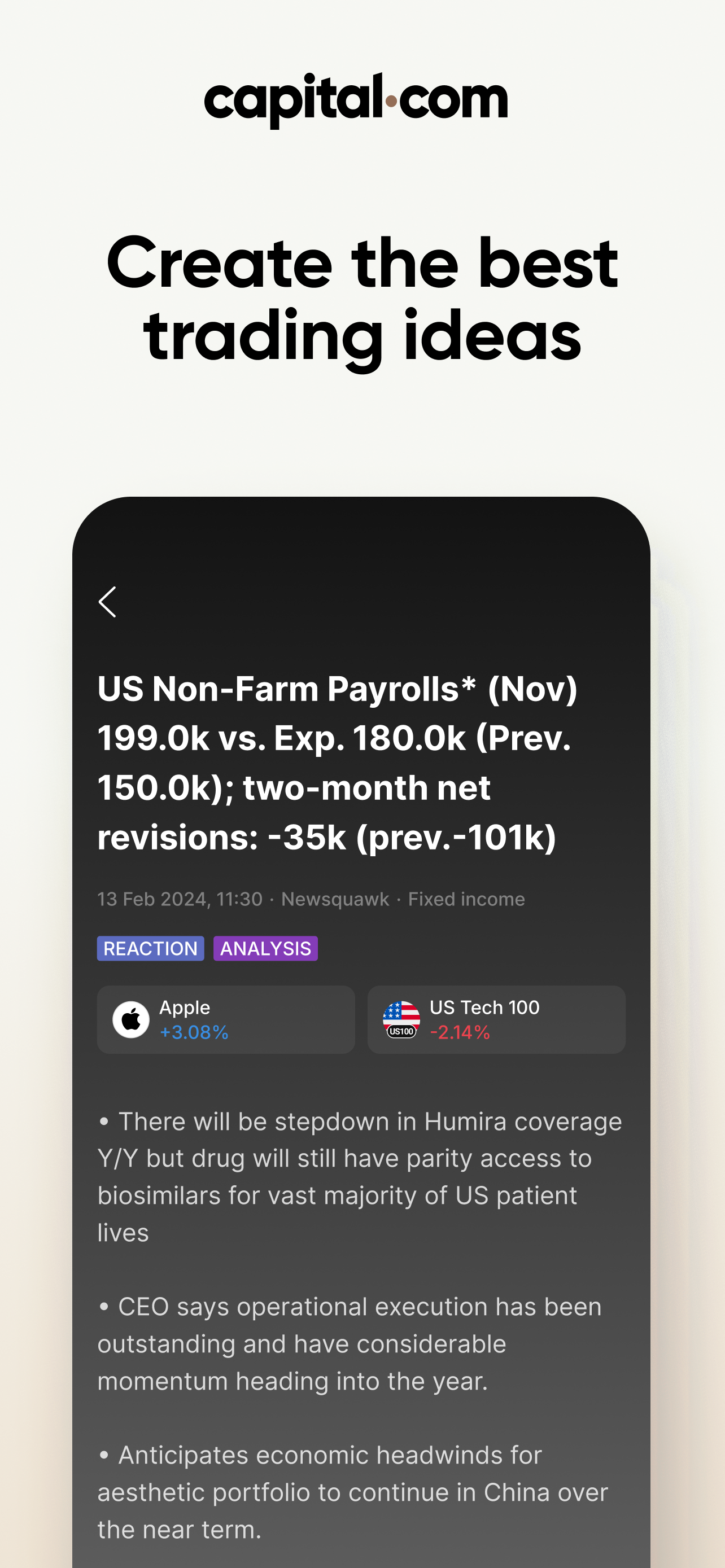 اسکرین شات 4 برنامه Trading app by Capital.com