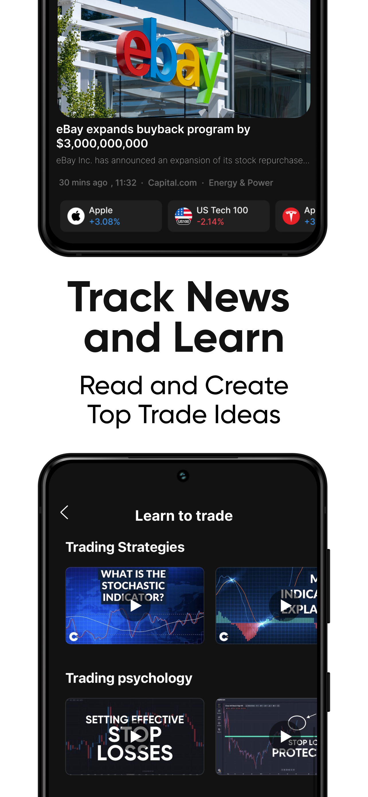 اسکرین شات 4 برنامه Trading app by Capital.com
