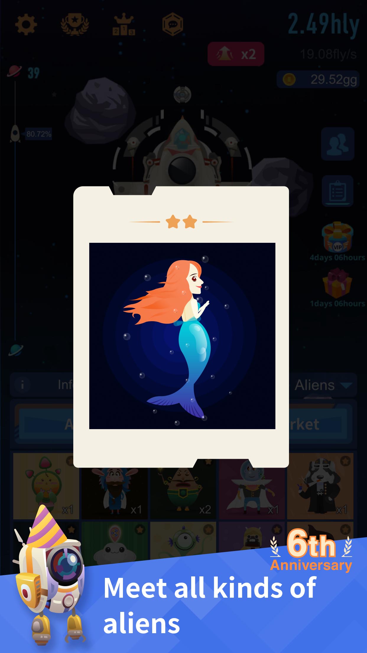 اسکرین شات 3 بازی Space Colonizers Idle Clicker