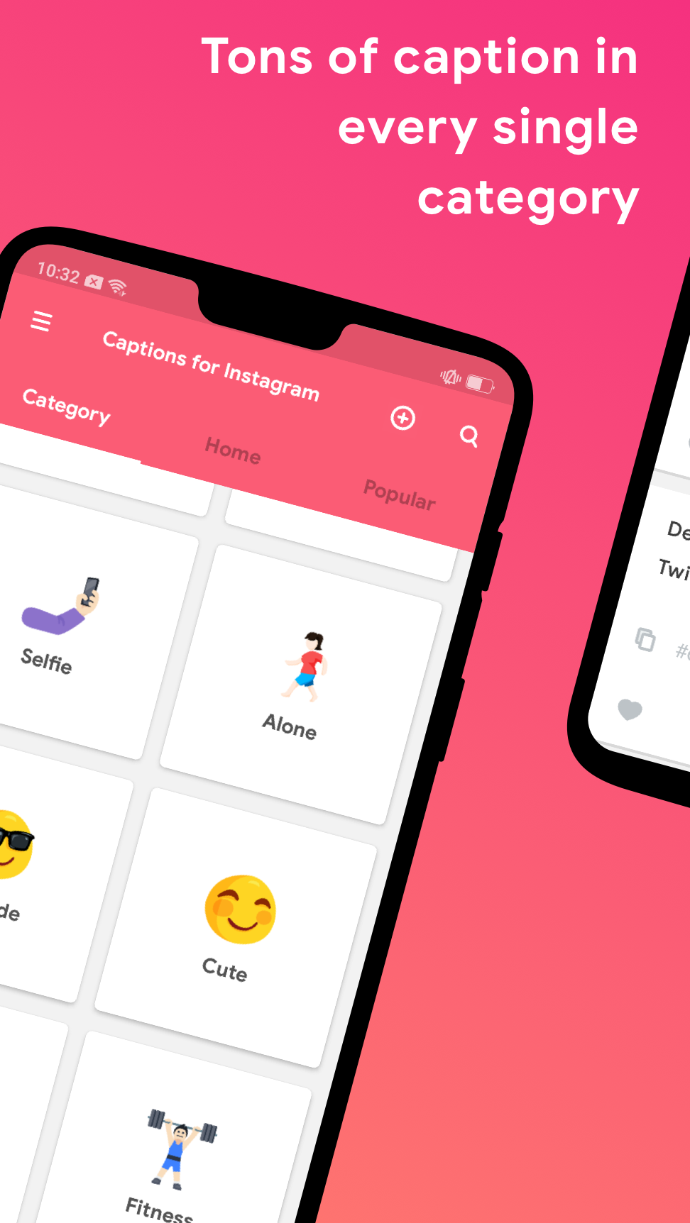 اسکرین شات 2 برنامه Caption for Social Media Photo