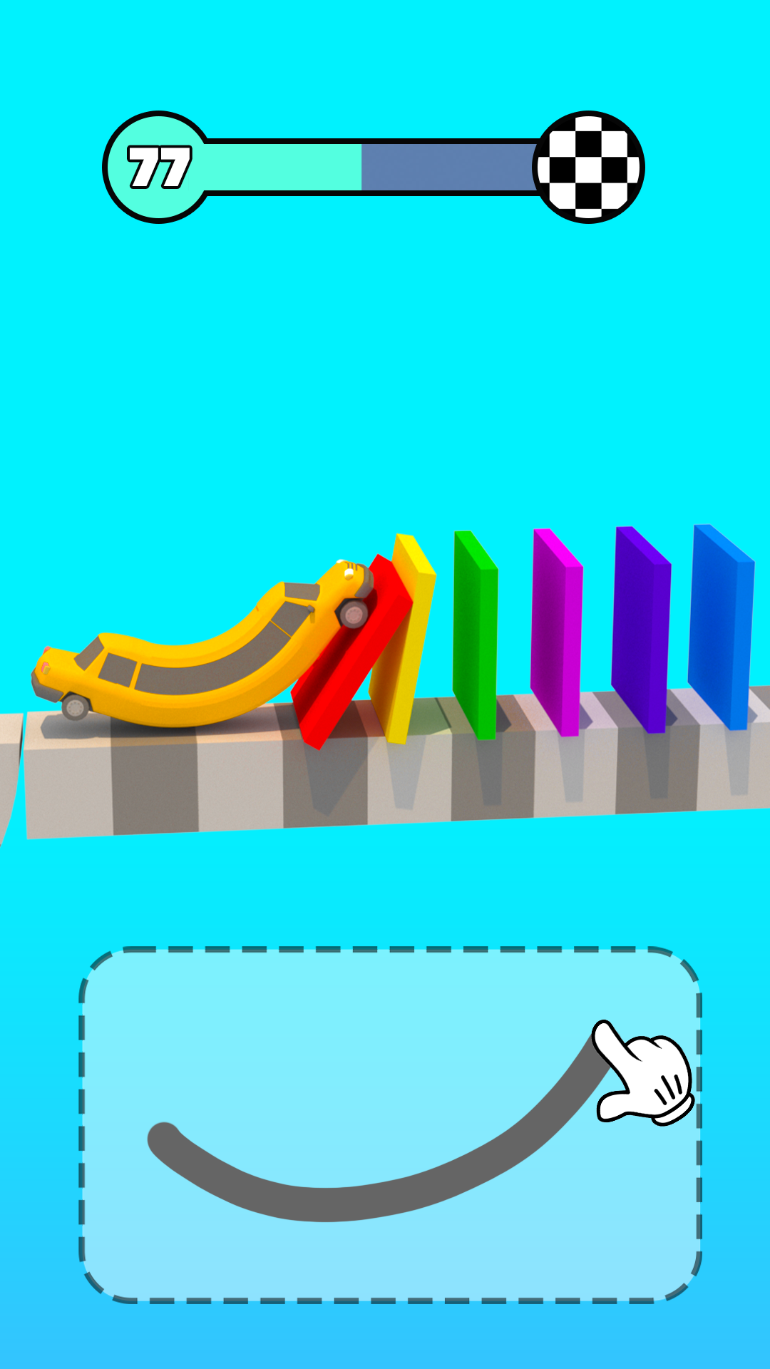 اسکرین شات 7 بازی Car Climber: Draw Bridge 3D