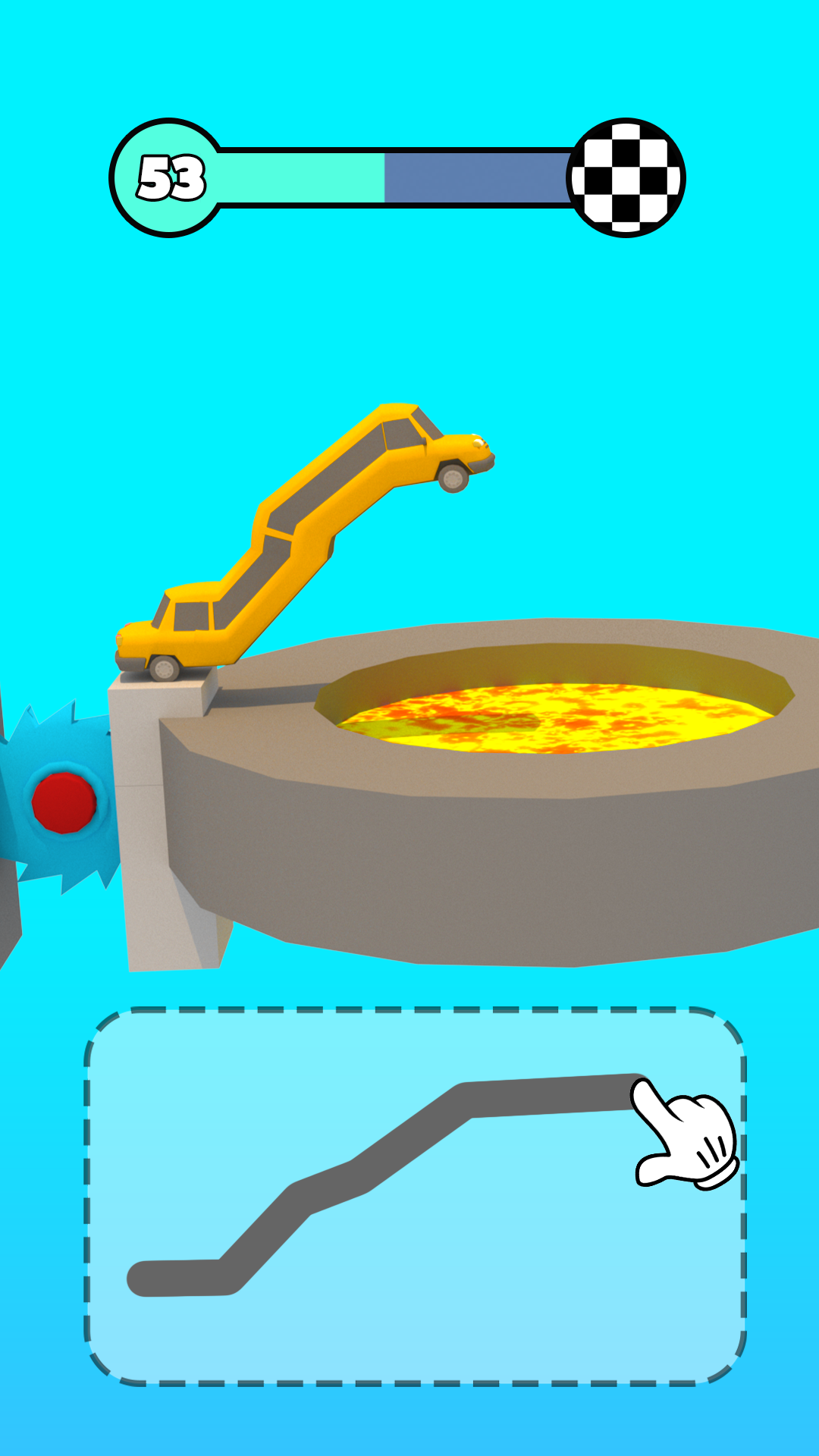 اسکرین شات 5 بازی Car Climber: Draw Bridge 3D