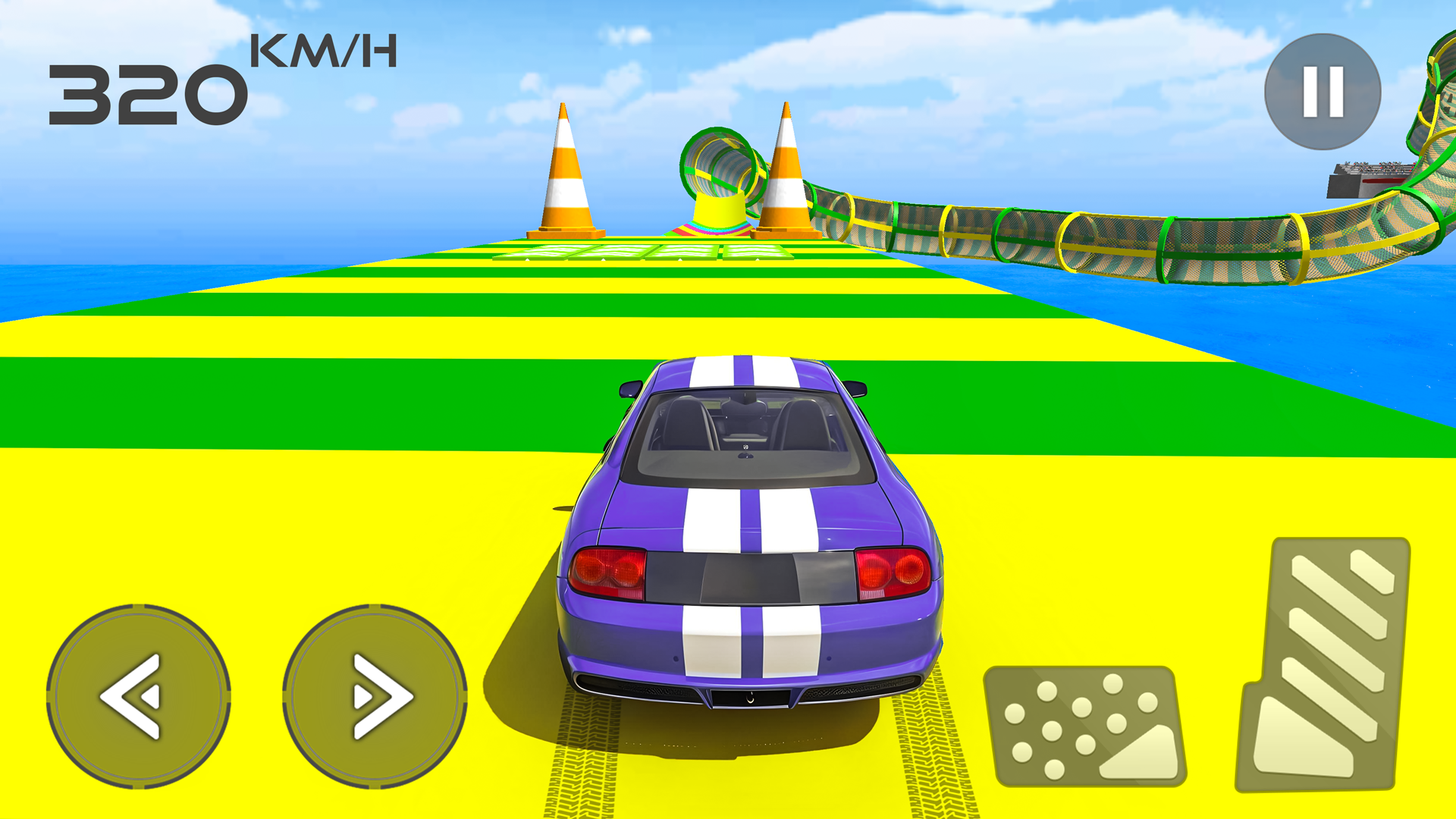 اسکرین شات 4 بازی Mega Rampa Car Stunt Master