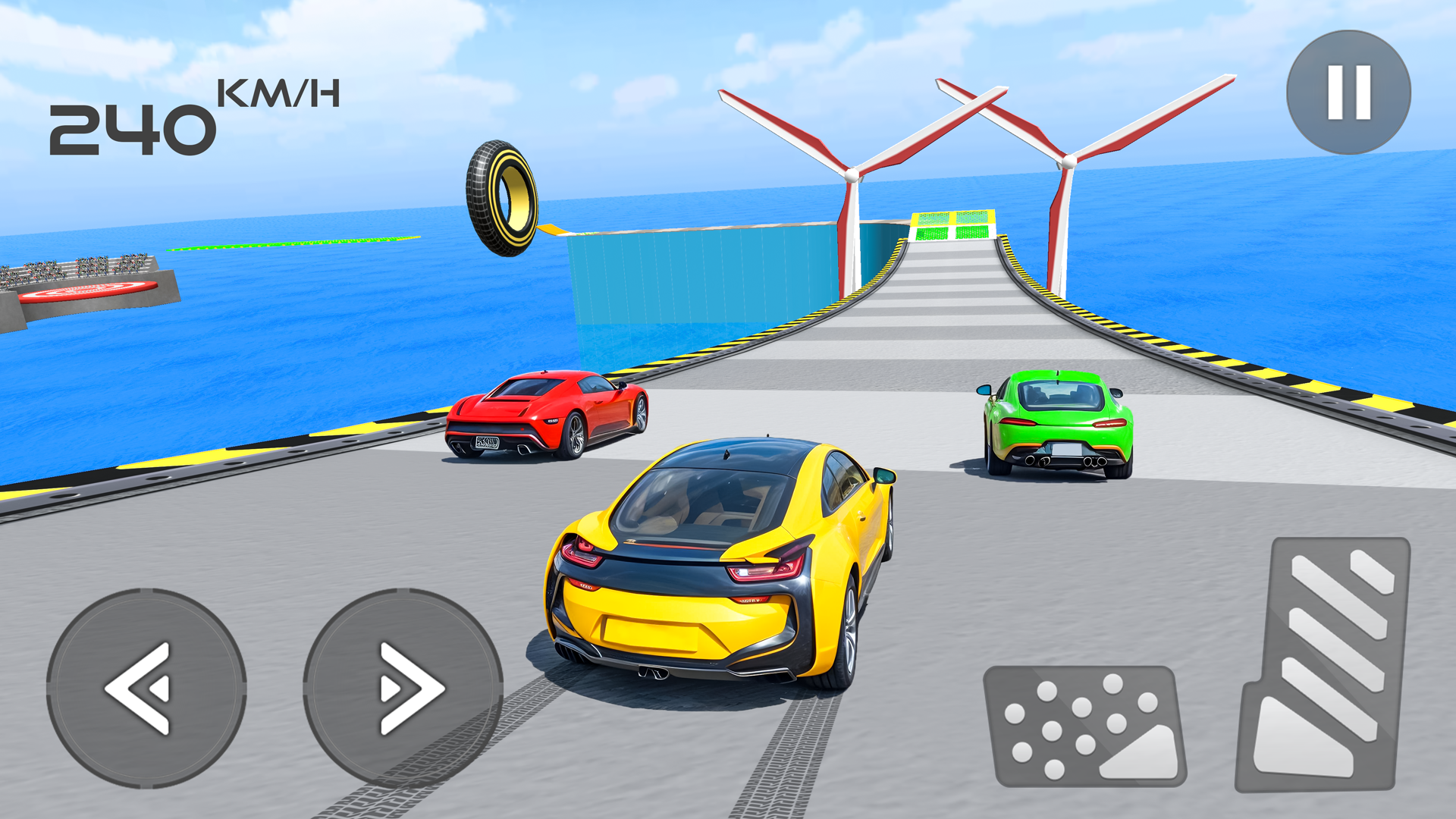 اسکرین شات 4 بازی Mega Rampa Car Stunt Master