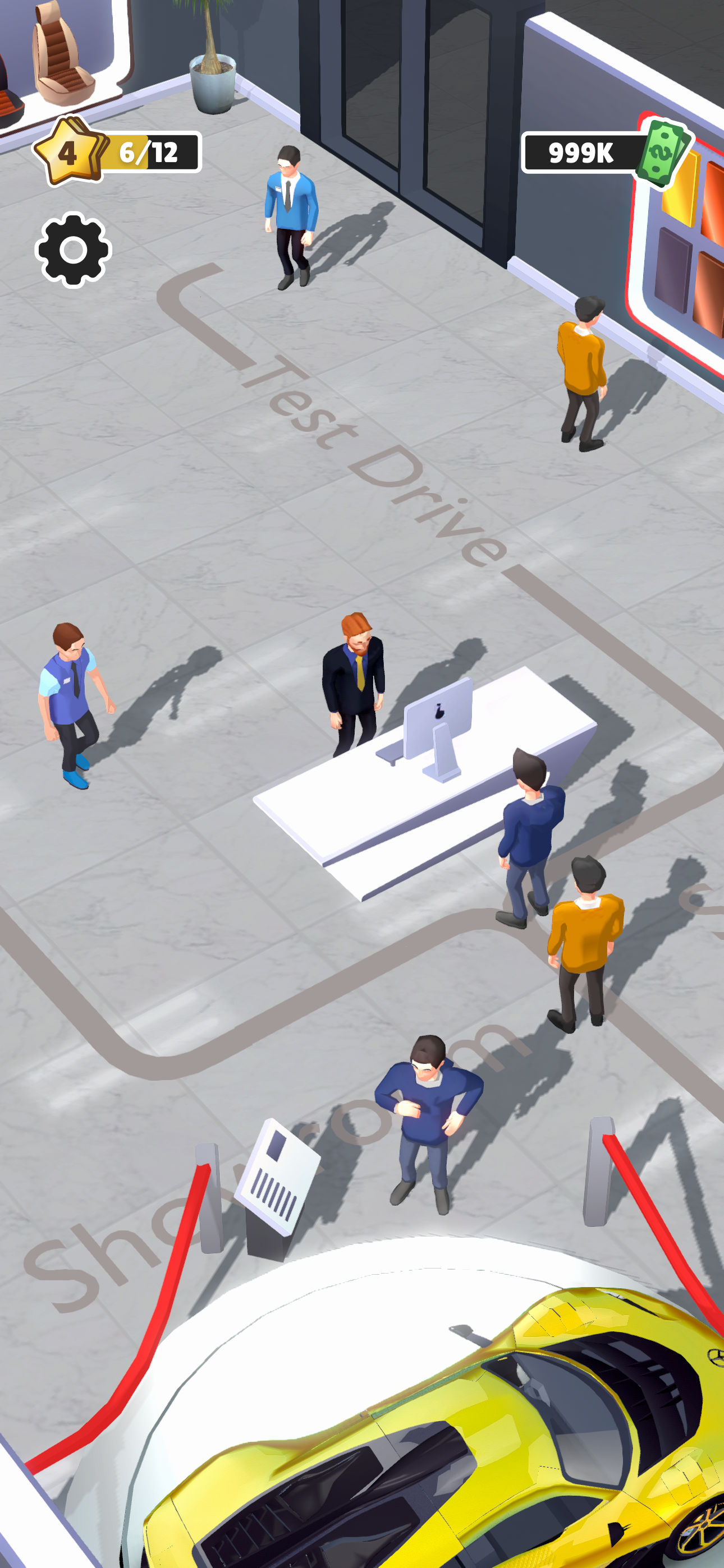 اسکرین شات 1 بازی Car Dealer Idle
