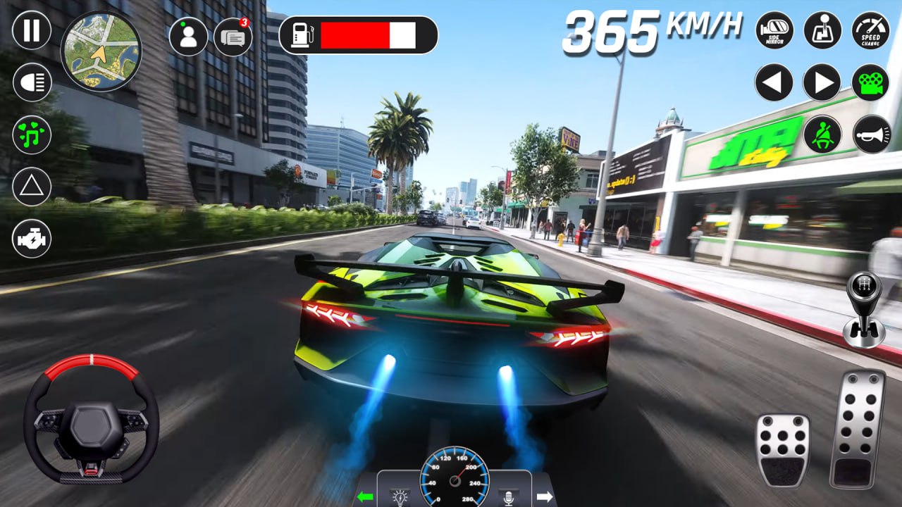 اسکرین شات 1 بازی Real Car Racing: Driving City