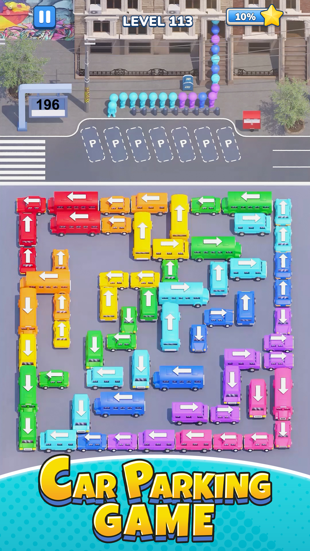 اسکرین شات 3 بازی Bus Jam: Car Parking Games