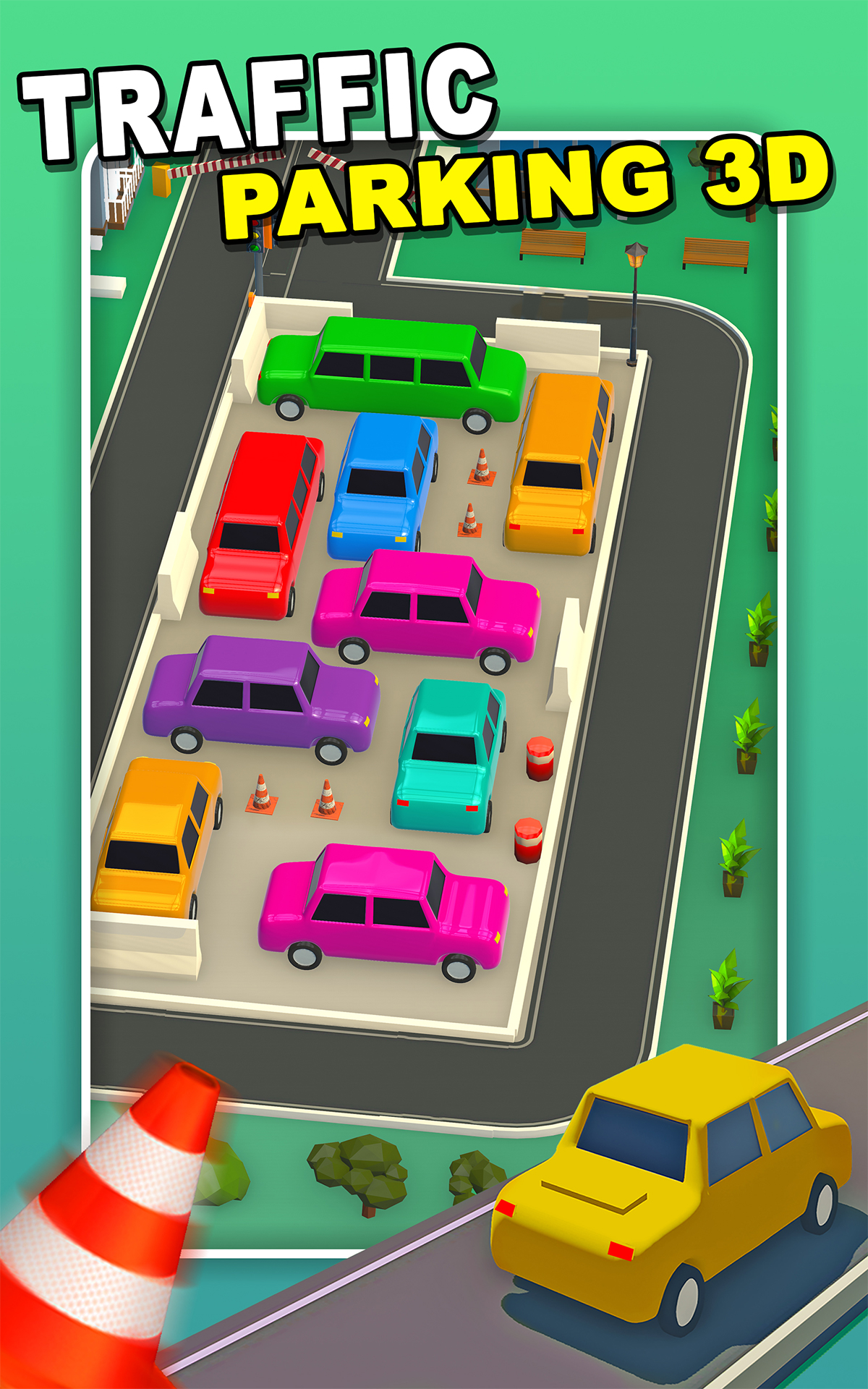 اسکرین شات 2 بازی Jam Parking 3D - Drive Car Out