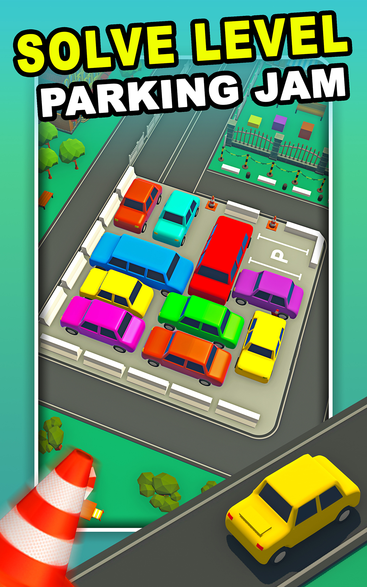 اسکرین شات 5 بازی Jam Parking 3D - Drive Car Out