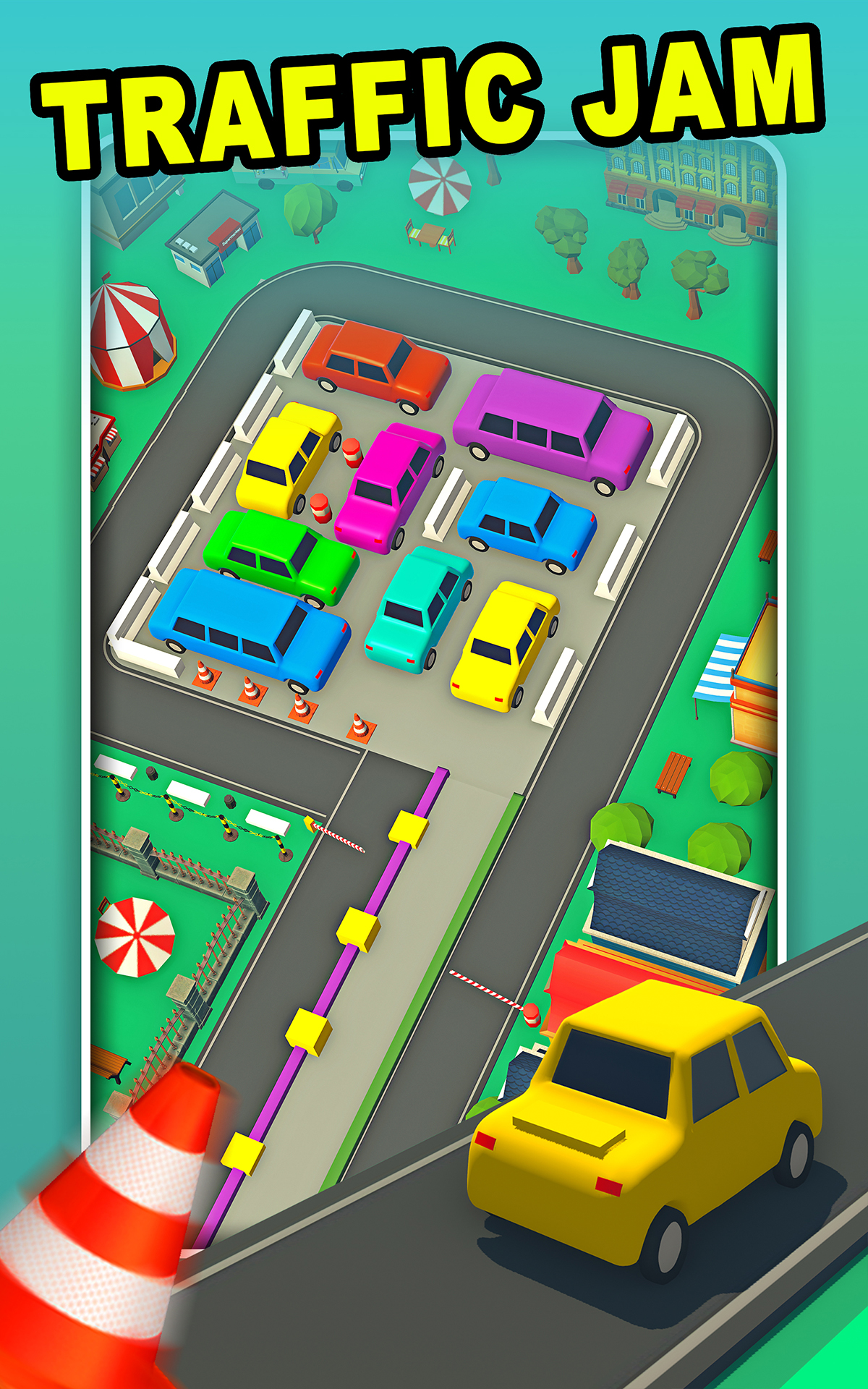 اسکرین شات 7 بازی Jam Parking 3D - Drive Car Out
