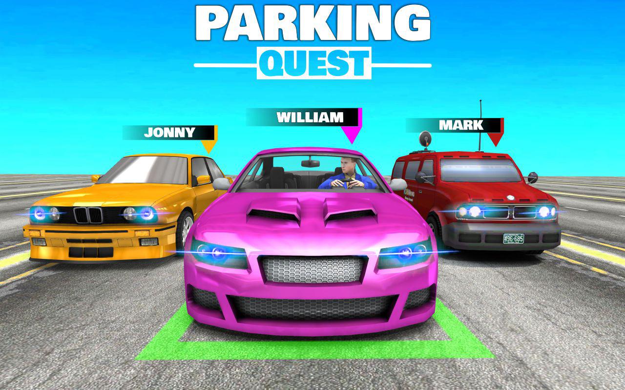 اسکرین شات 1 برنامه Car Parking Quest: Car Games