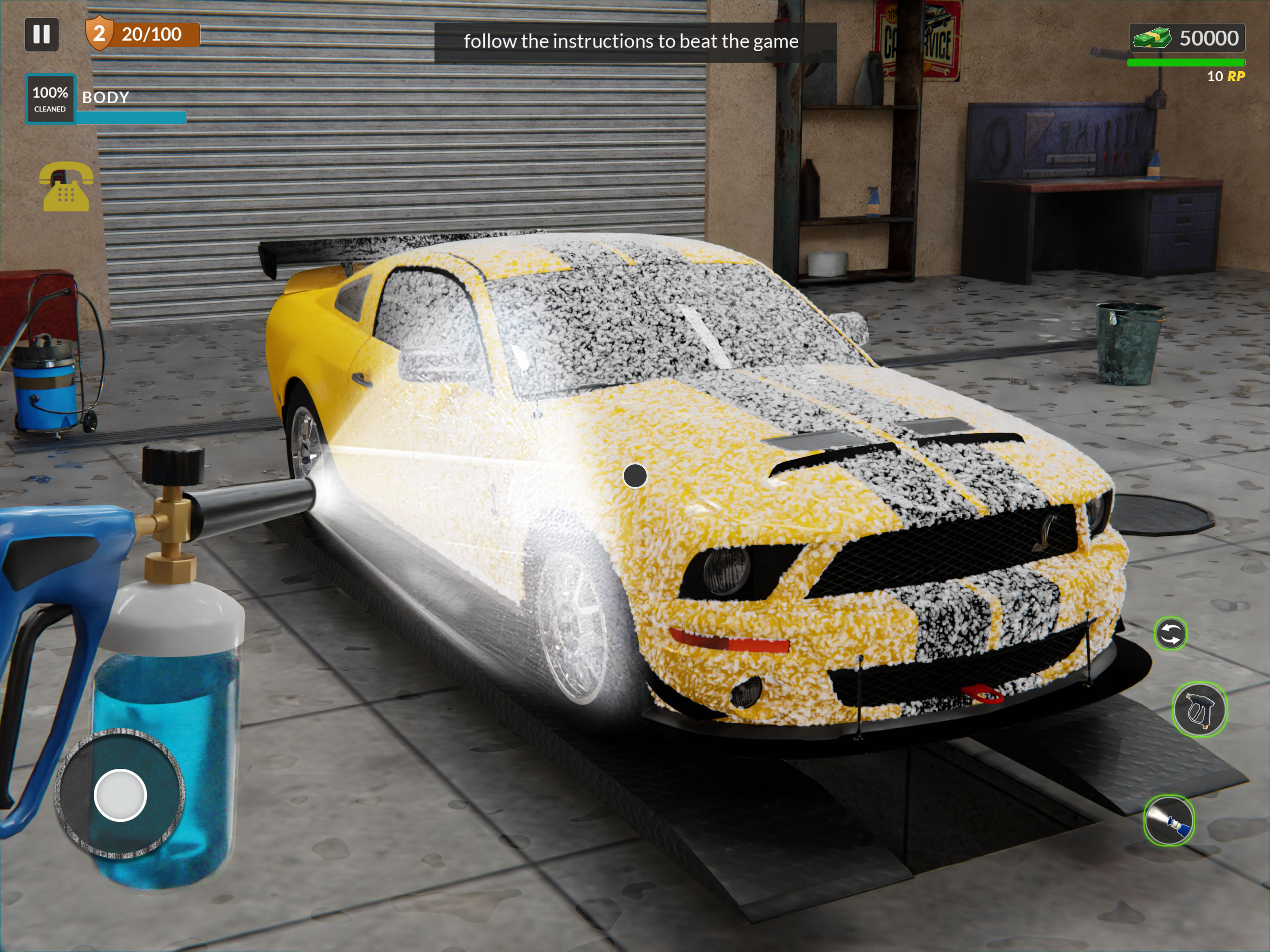 اسکرین شات 2 بازی Power Washing - Car Wash Games