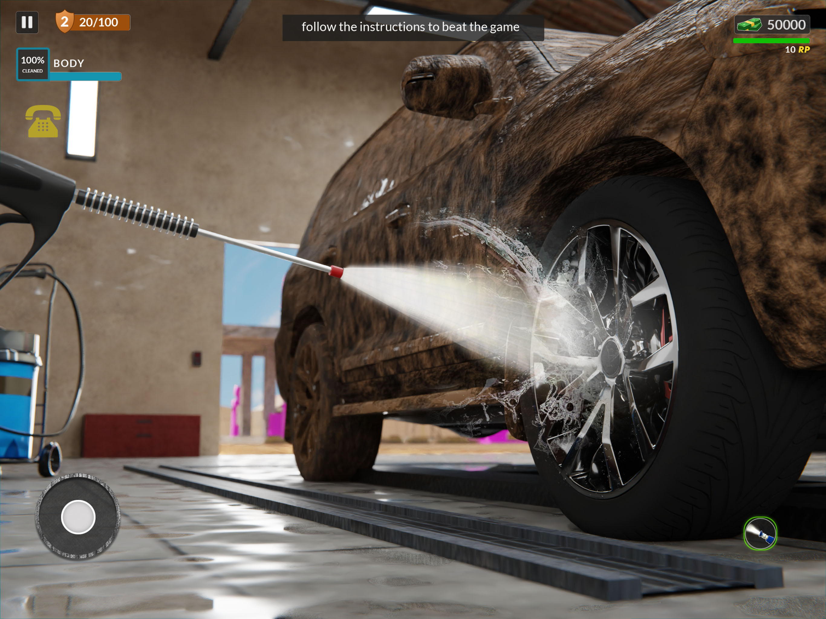 اسکرین شات 1 بازی Power Washing - Car Wash Games