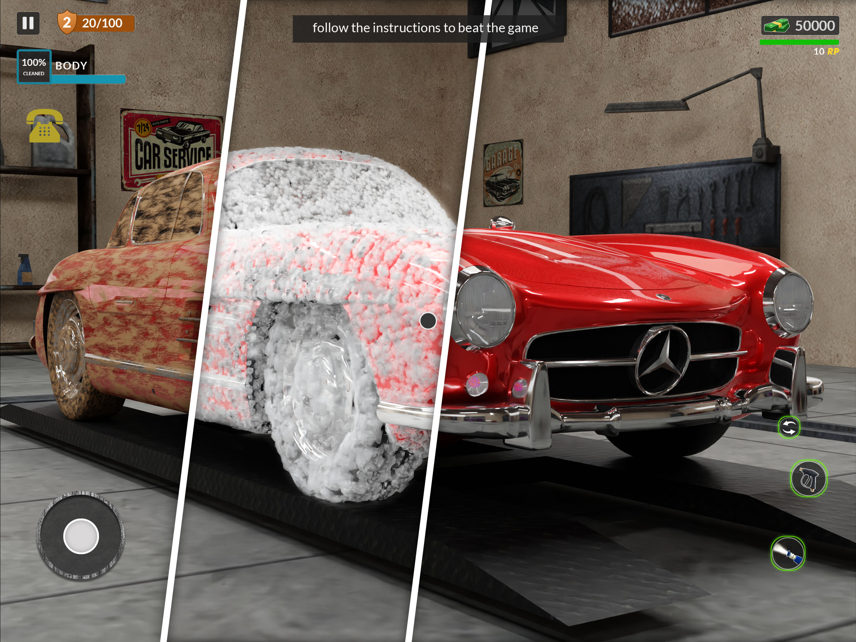 اسکرین شات 3 بازی Power Washing - Car Wash Games