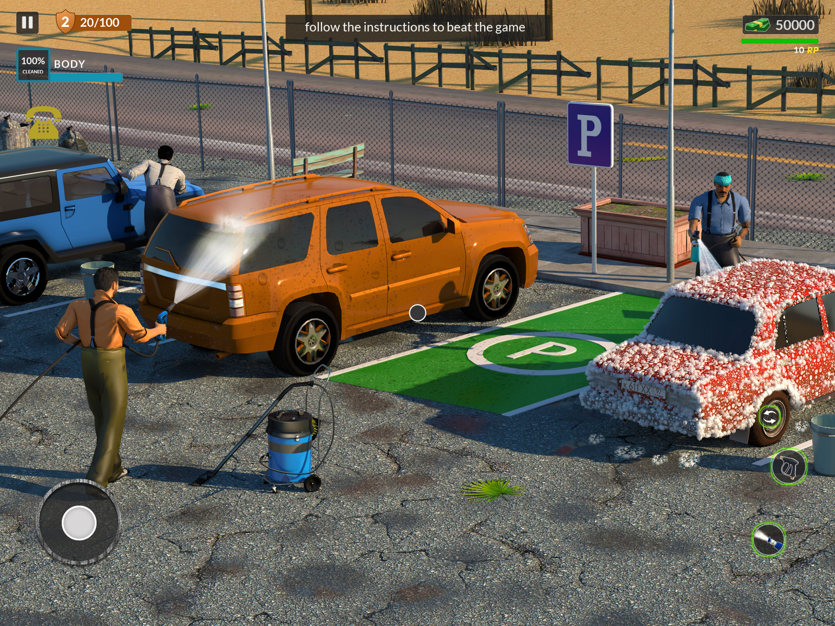 اسکرین شات 6 بازی Power Washing - Car Wash Games