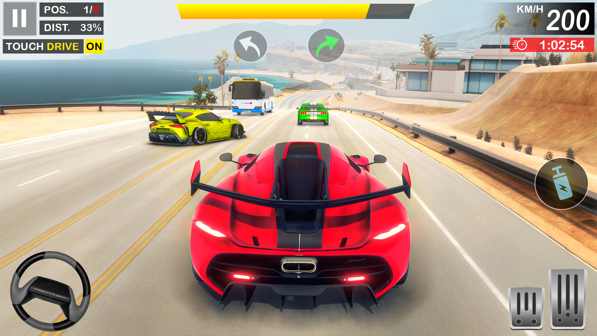 اسکرین شات 2 بازی Crazy Car Offline Racing Games