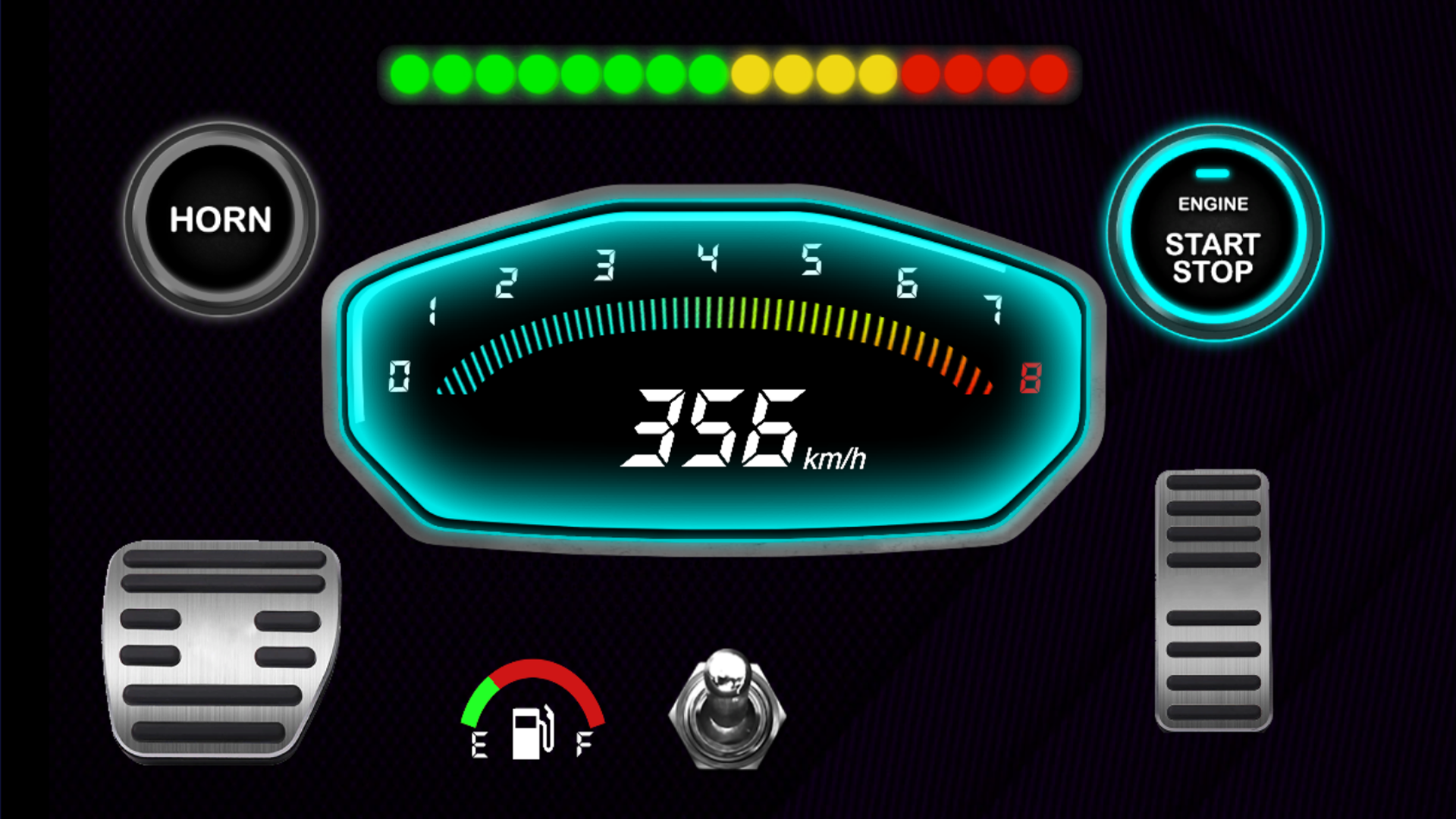 اسکرین شات 1 برنامه Car Simulator: Engine Sounds