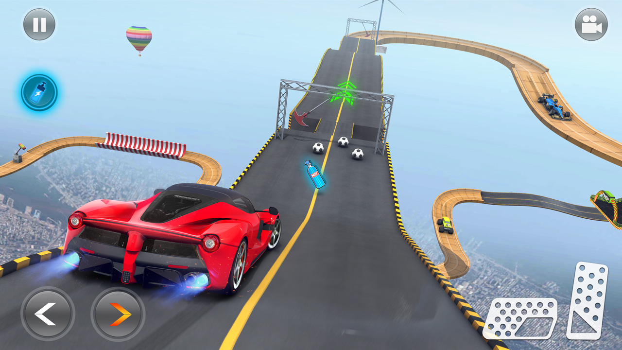اسکرین شات 6 بازی Car Games Stunts Ramp Racing