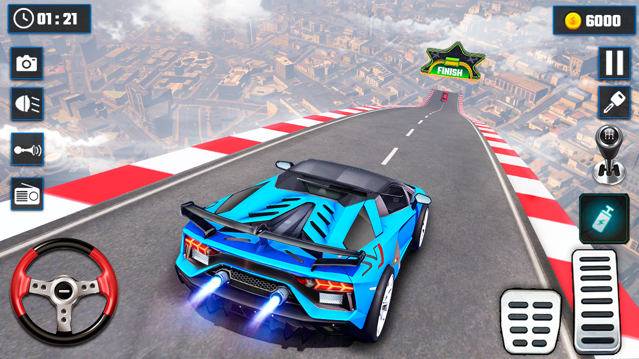 اسکرین شات 1 بازی Car Games Stunts Ramp Racing