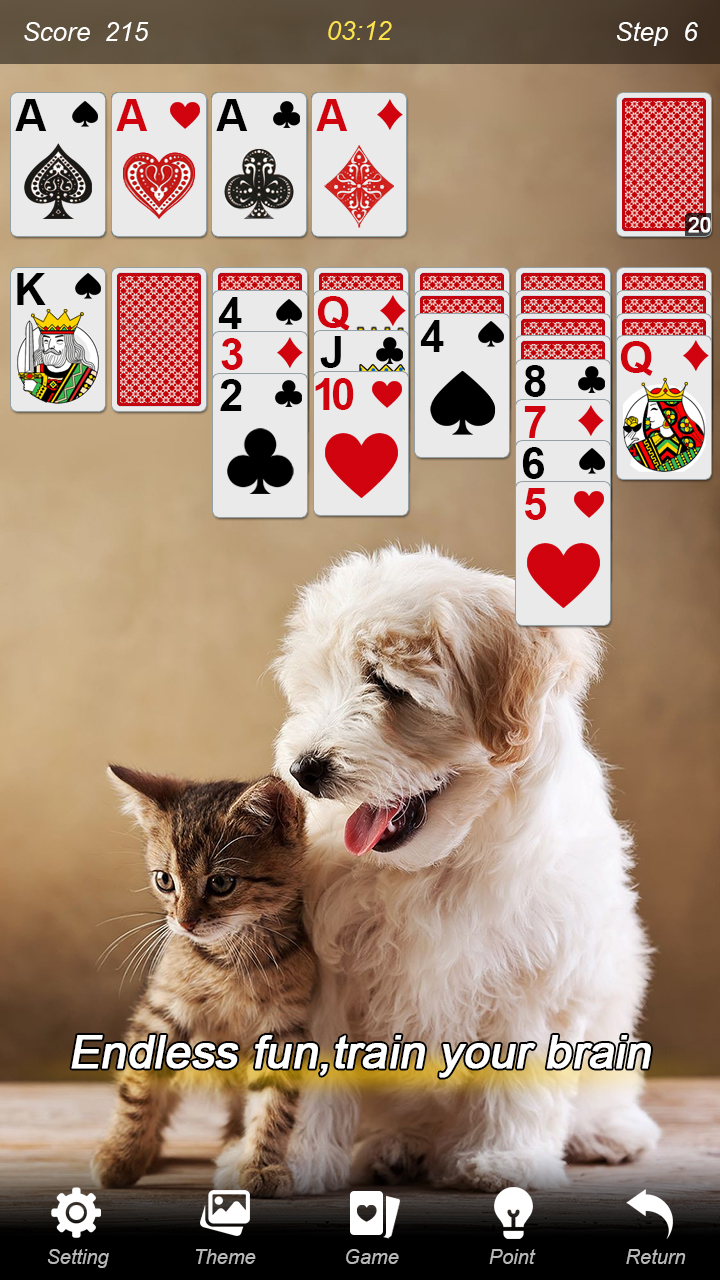 اسکرین شات 2 بازی Solitaire - Classic version