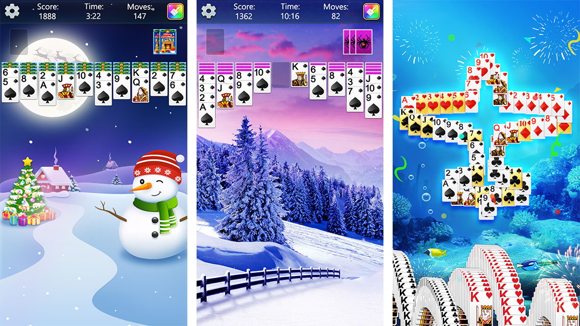 اسکرین شات 2 بازی Spider Solitaire Fun