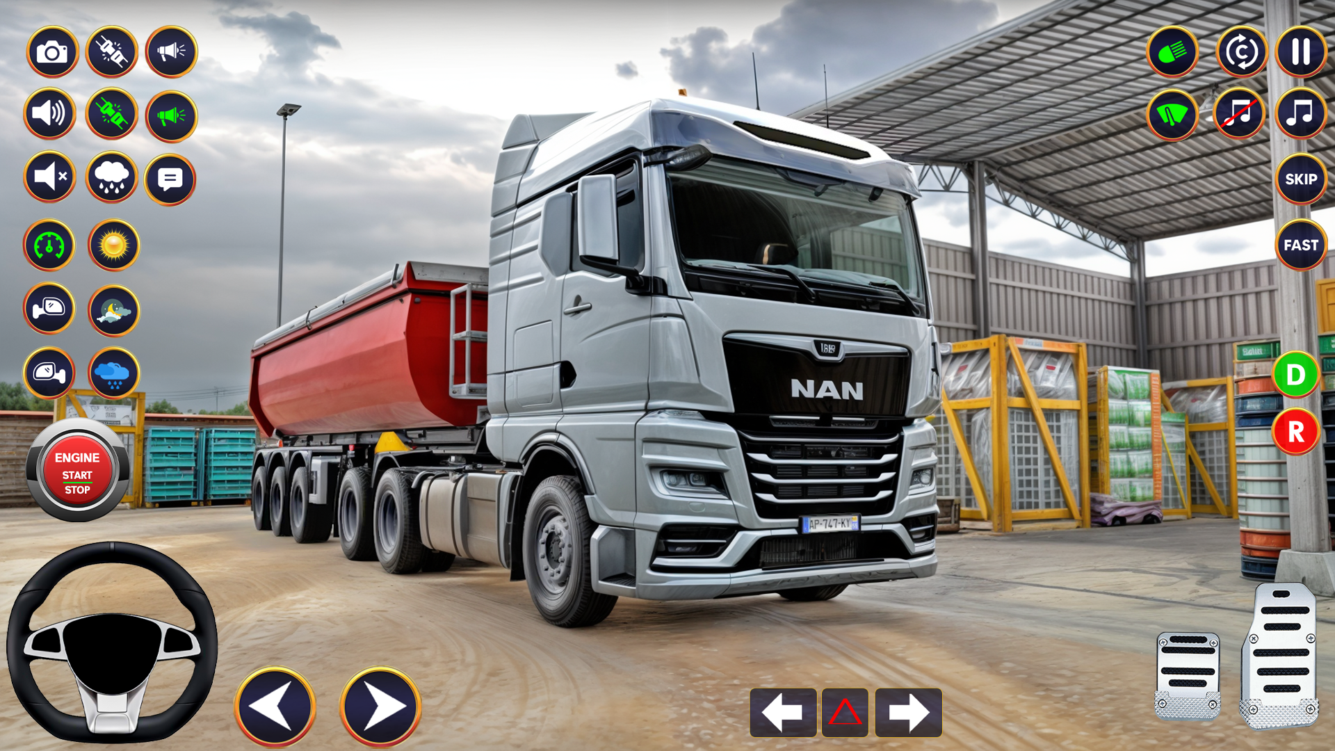 اسکرین شات 3 بازی City Truck Simulator Games 3D