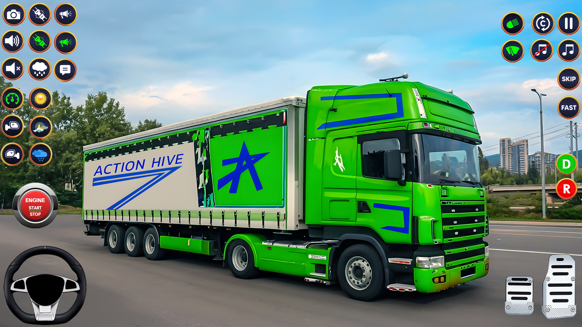 اسکرین شات 1 بازی City Truck Simulator Games 3D