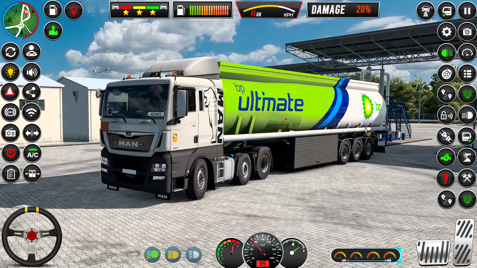 اسکرین شات 3 بازی City Truck Simulator Games 3D