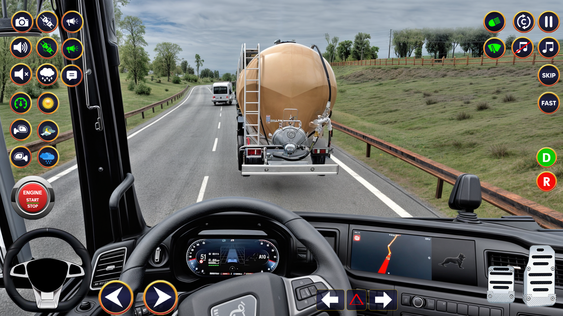 اسکرین شات 4 بازی City Truck Simulator Games 3D