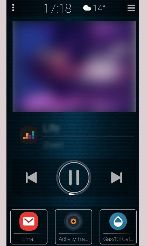 اسکرین شات 2 برنامه Grey Theme for Car Launcher