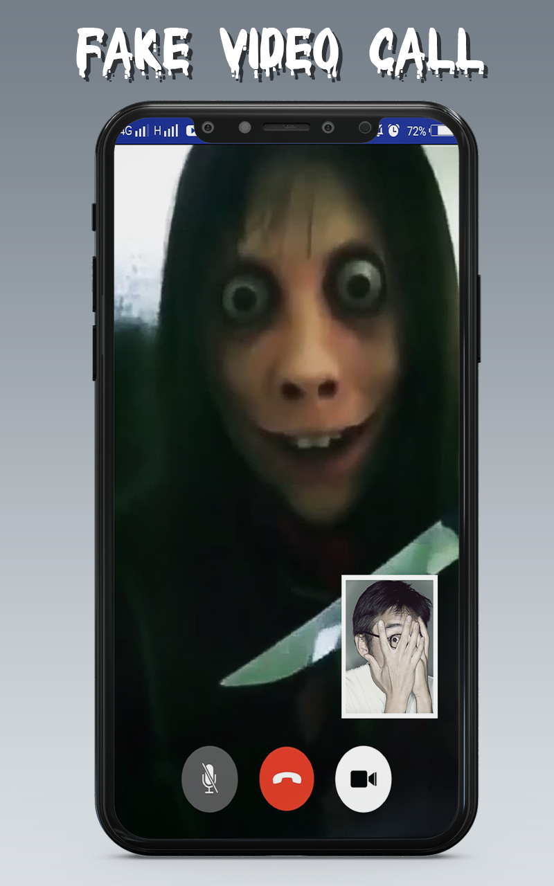 اسکرین شات 3 برنامه Fake Video With Momo - Fake Call Simulation