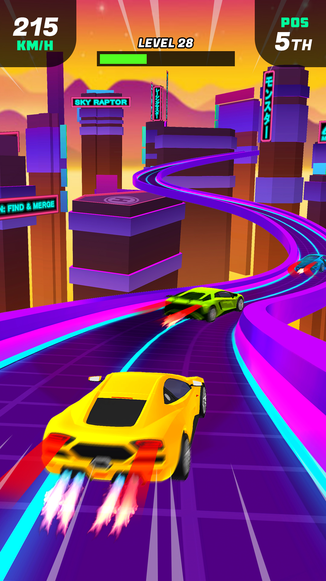 اسکرین شات 1 بازی Car Racing Master 3D