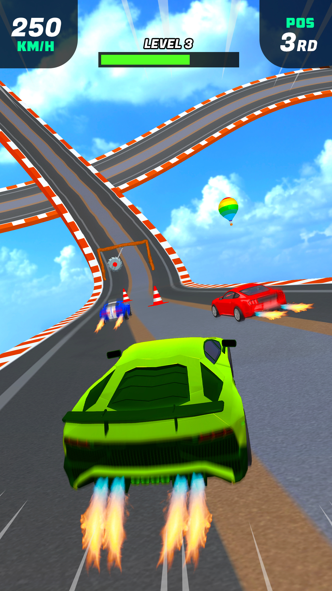 اسکرین شات 3 بازی Car Racing Master 3D