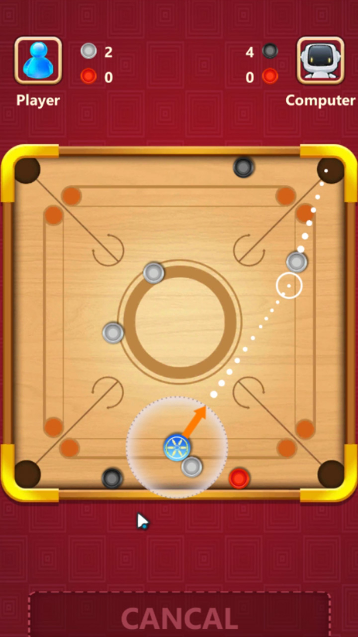 اسکرین شات 4 بازی Carrom Master: Disc Pool Game
