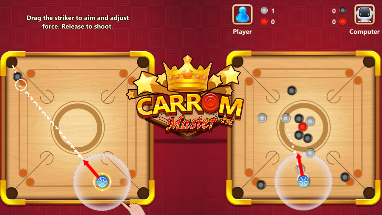 اسکرین شات 7 بازی Carrom Master: Disc Pool Game
