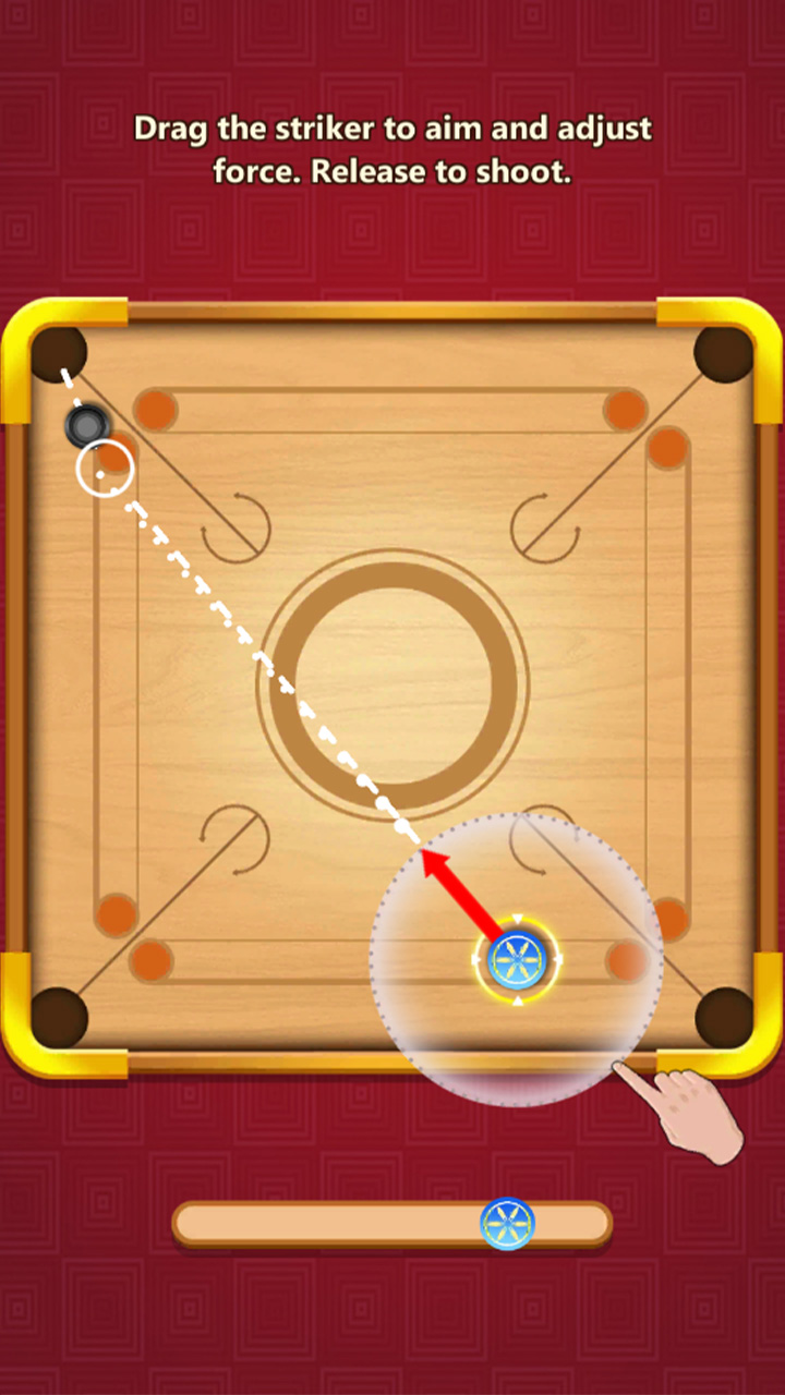 اسکرین شات 1 بازی Carrom Master: Disc Pool Game
