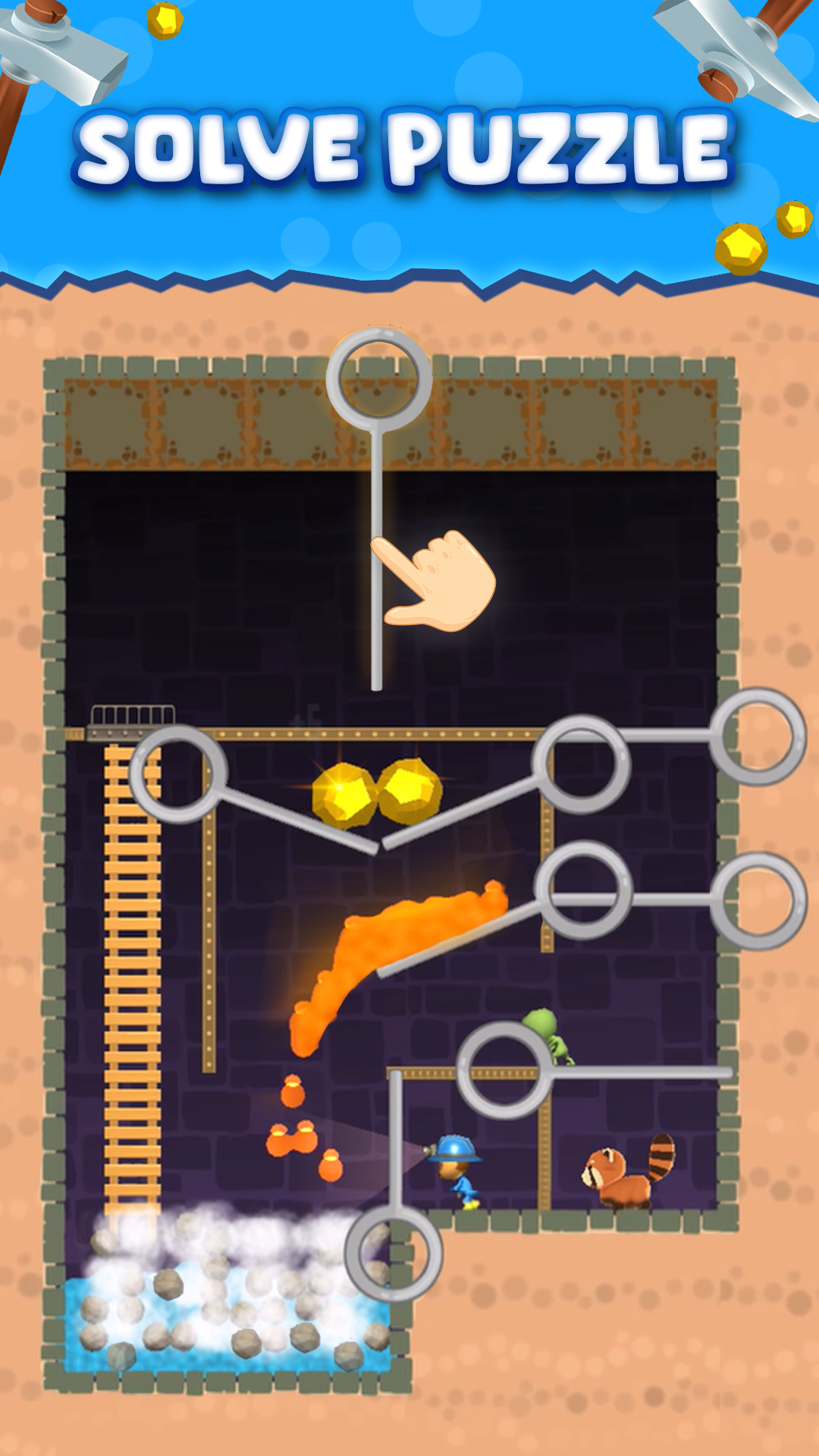 اسکرین شات 4 بازی Mine Rescue: Gold Mining Games